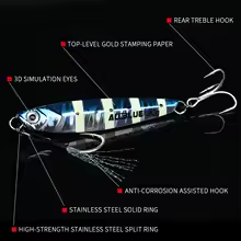 blue fishing jig