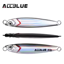 blue fishing jig